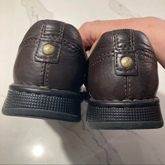 MERRELL Sz 9 (w) Sz 7 (m) World Legend Slip on Leather  Loafer Shoes Unisex - Picture 11 of 14